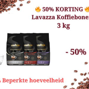 Lavazza koffiebonen Barista 3 kg + 1 cappuccinoglas gratis
